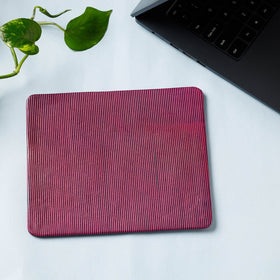  Handcrafted Embossed Leather Mouse Pad 