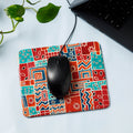  Handcrafted Embossed Leather Mouse Pad 