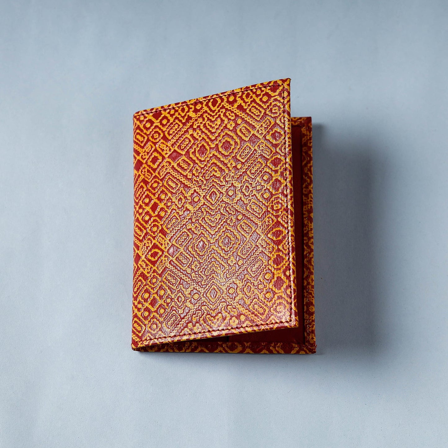  Handcrafted Embossed Leather Passport Cover 