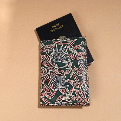  Handcrafted Embossed Leather Passport Cover 