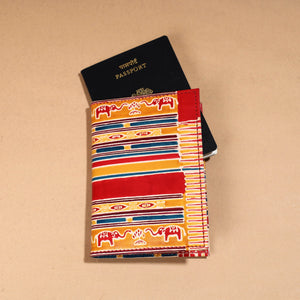  Handcrafted Embossed Leather Passport Cover 