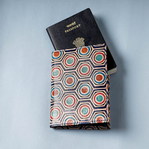  Handcrafted Embossed Leather Passport Cover 