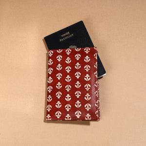  Handcrafted Embossed Leather Passport Cover 