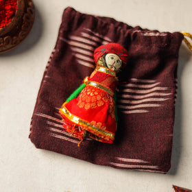  Handcrafted Embroidery Fabart Rakhi 02 