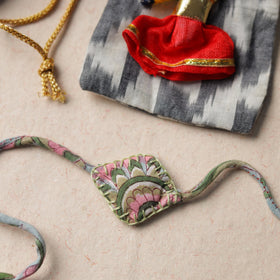  Handcrafted Embroidery Fabart Rakhi 09 