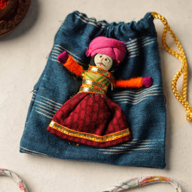  Handcrafted Embroidery Fabart Rakhi 19 