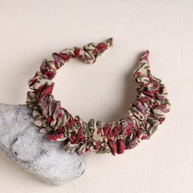Handcrafted fab artwork hair band 02