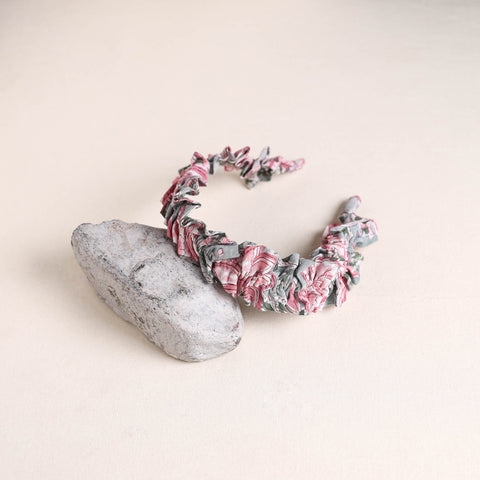 Handcrafted fab artwork hair band 08