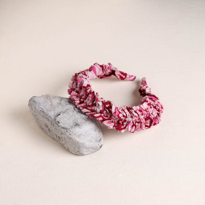 Handcrafted fab artwork hair band 11