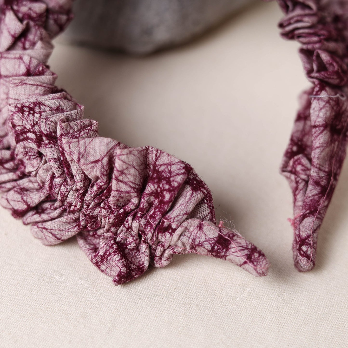 Handcrafted fab artwork hair band 18