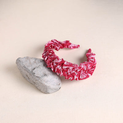 Handcrafted fab artwork hair band 19