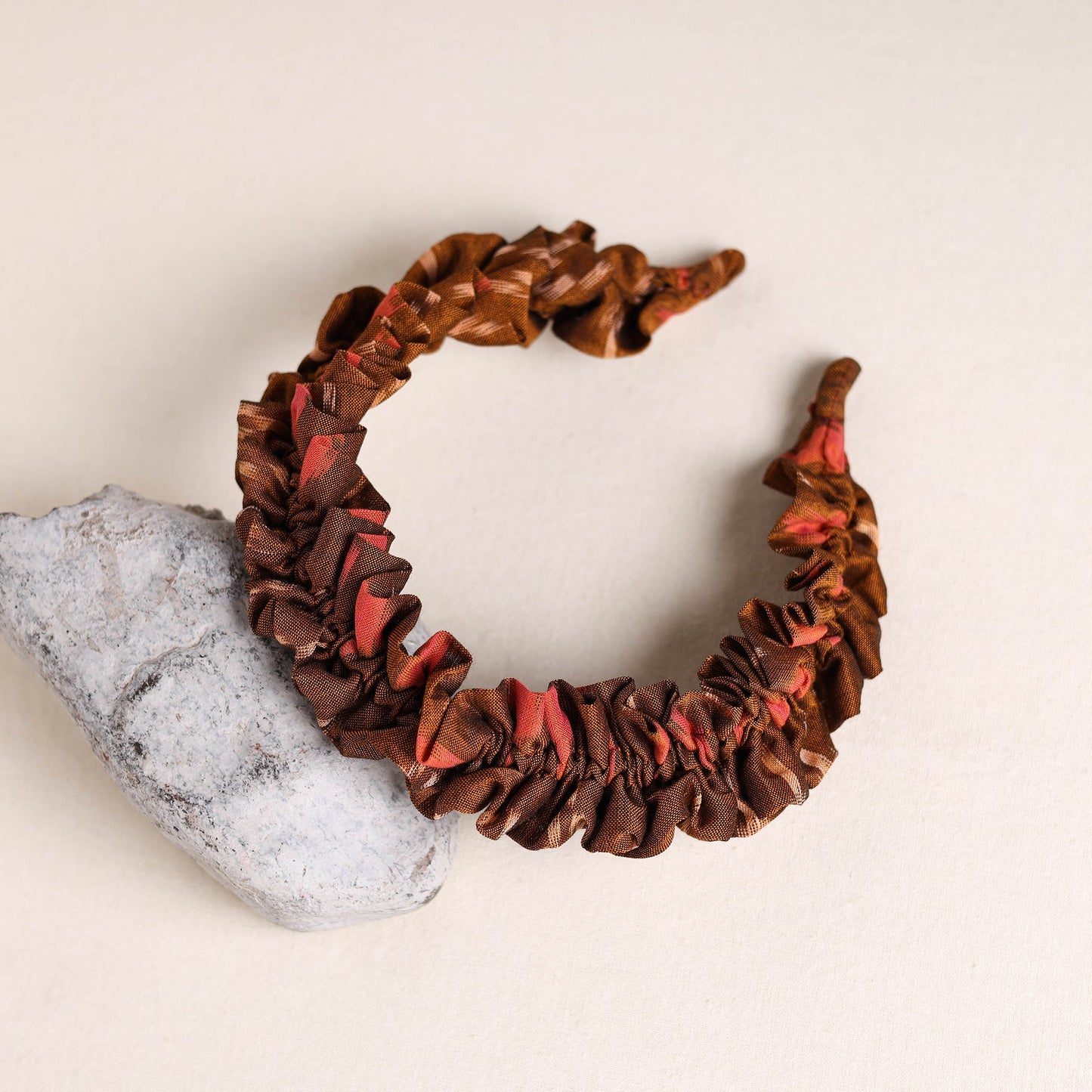 Handcrafted fab artwork hair band 20