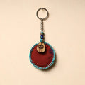 Red Handcrafted Fab Artwork Keychain