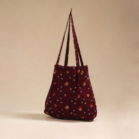 Handcrafted fabric jhola bag 04