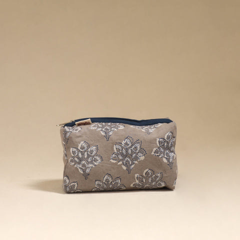 Handcrafted fabric toiletry bag 24