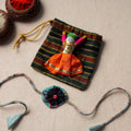  Handcrafted Flower Bead Work Fabart Rakhi 27 