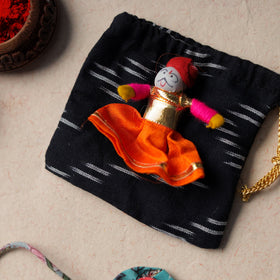  Handcrafted Flower Bead Work Fabart Rakhi 36 