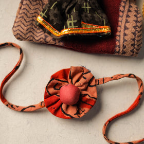  Handcrafted Flower Fabart Rakhi 38 