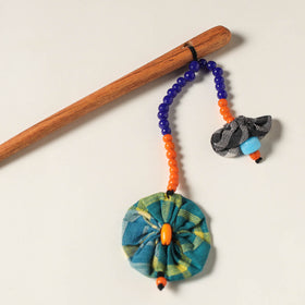  Handcrafted Gamcha Fabart Beadwork Wooden Juda Stick by Rangila Dhaga 