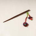  Handcrafted Gamcha Fabart Beadwork Wooden Juda Stick by Rangila Dhaga 