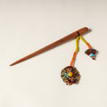  Handcrafted Gamcha Fabart Beadwork Wooden Juda Stick by Rangila Dhaga 
