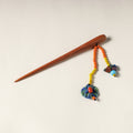  Handcrafted Gamcha Fabart Beadwork Wooden Juda Stick by Rangila Dhaga 