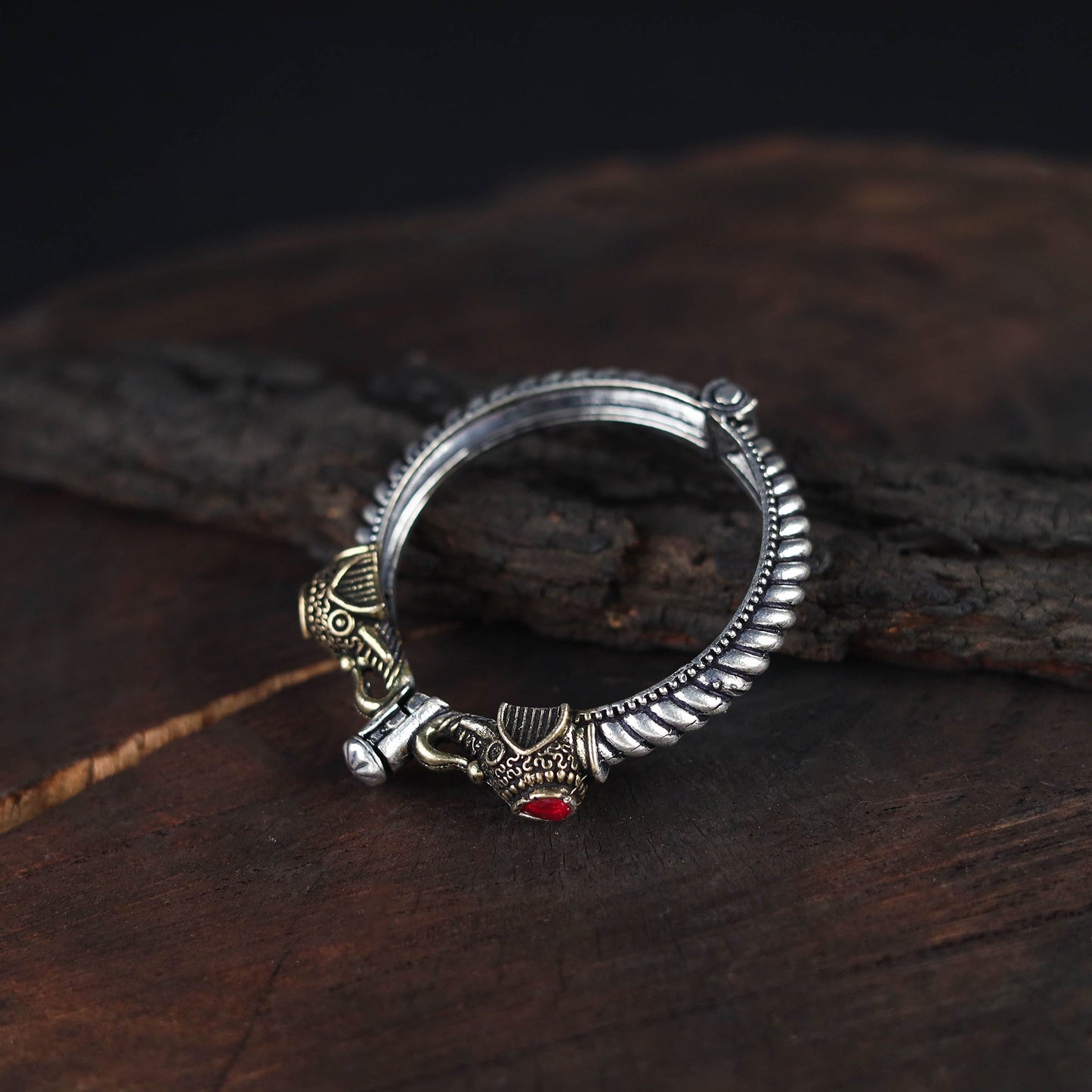 Handcrafted German Silver Bracelet / Kada