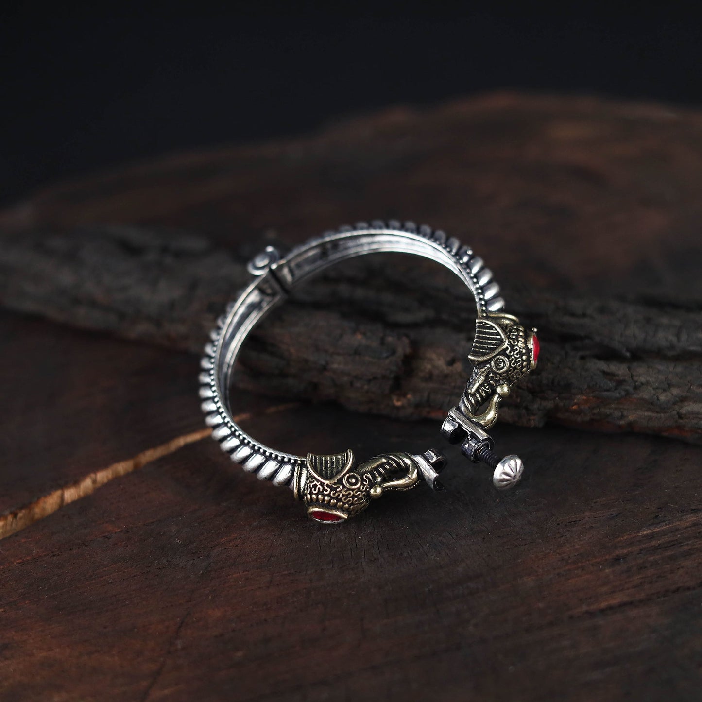 Handcrafted German Silver Bracelet / Kada