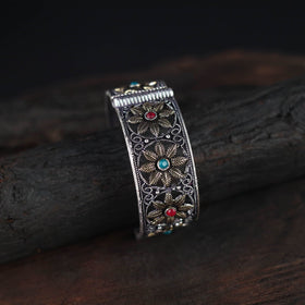 Handcrafted German Silver Bracelet / Kada