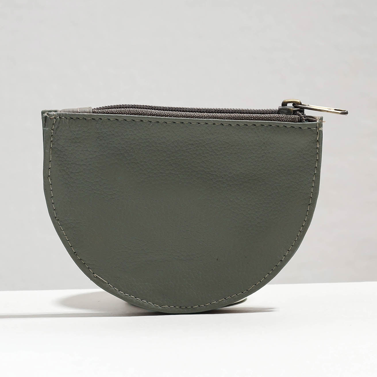  Handcrafted Gusset Leather Coin Purse 