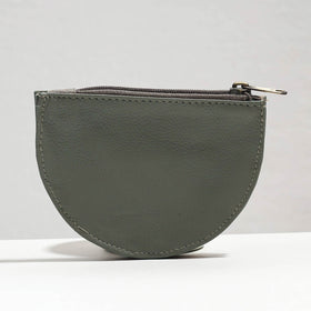 Handcrafted Gusset Leather Coin Purse 