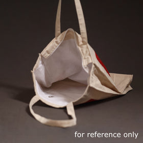 Handcrafted ikat patch shoulder bag 07