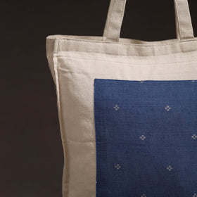 Handcrafted jacquard patch shoulder bag 01