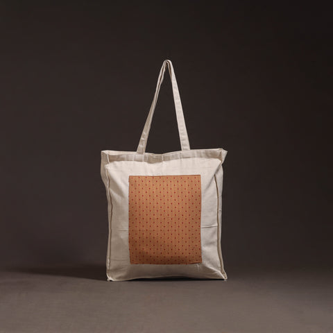 Handcrafted jacquard patch shoulder bag 03