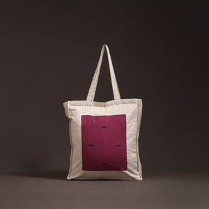 Handcrafted jacquard patch shoulder bag 04