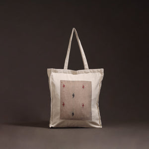 Handcrafted jacquard patch shoulder bag 05