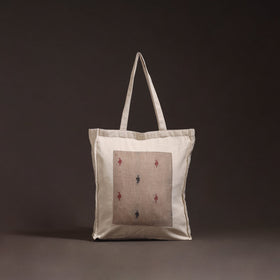 Handcrafted jacquard patch shoulder bag 05