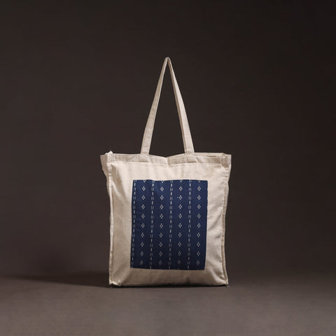 Handcrafted jacquard patch shoulder bag 06