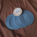 Handcrafted jute coaster (set of 4)