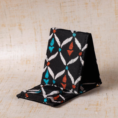  Handcrafted Kantha Embroidered Mobile Stand 