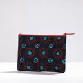  Handcrafted Kantha Embroidery Multipurpose Pouch 
