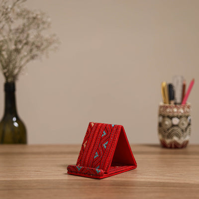 Handcrafted kantha hand embroidered mobile stand 01