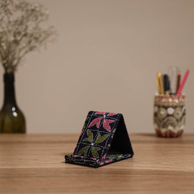 Handcrafted kantha hand embroidered mobile stand 02
