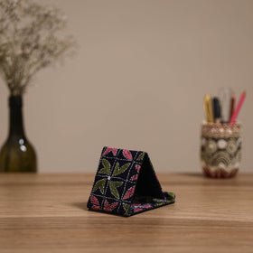 Handcrafted kantha hand embroidered mobile stand 02