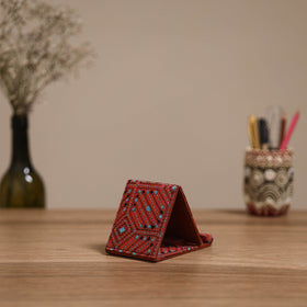 Handcrafted kantha hand embroidered mobile stand 04