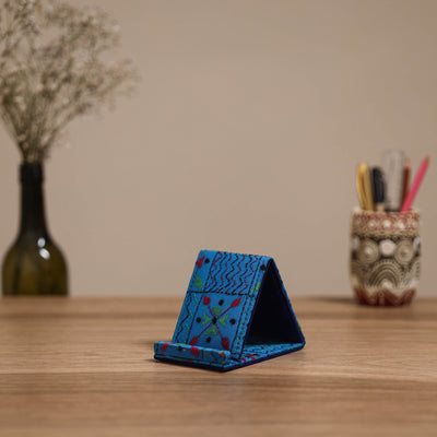 Handcrafted kantha hand embroidered mobile stand 05