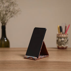 Handcrafted kantha hand embroidered mobile stand 13