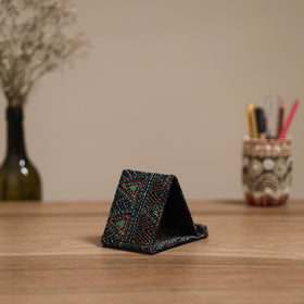 Handcrafted kantha hand embroidered mobile stand 14