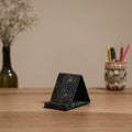 Handcrafted kantha hand embroidered mobile stand 14