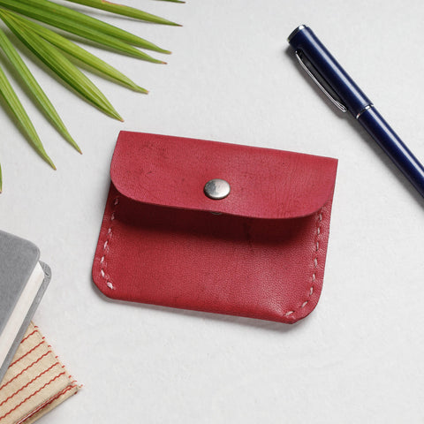  Handcrafted Kutch Leather Small Card Holder 